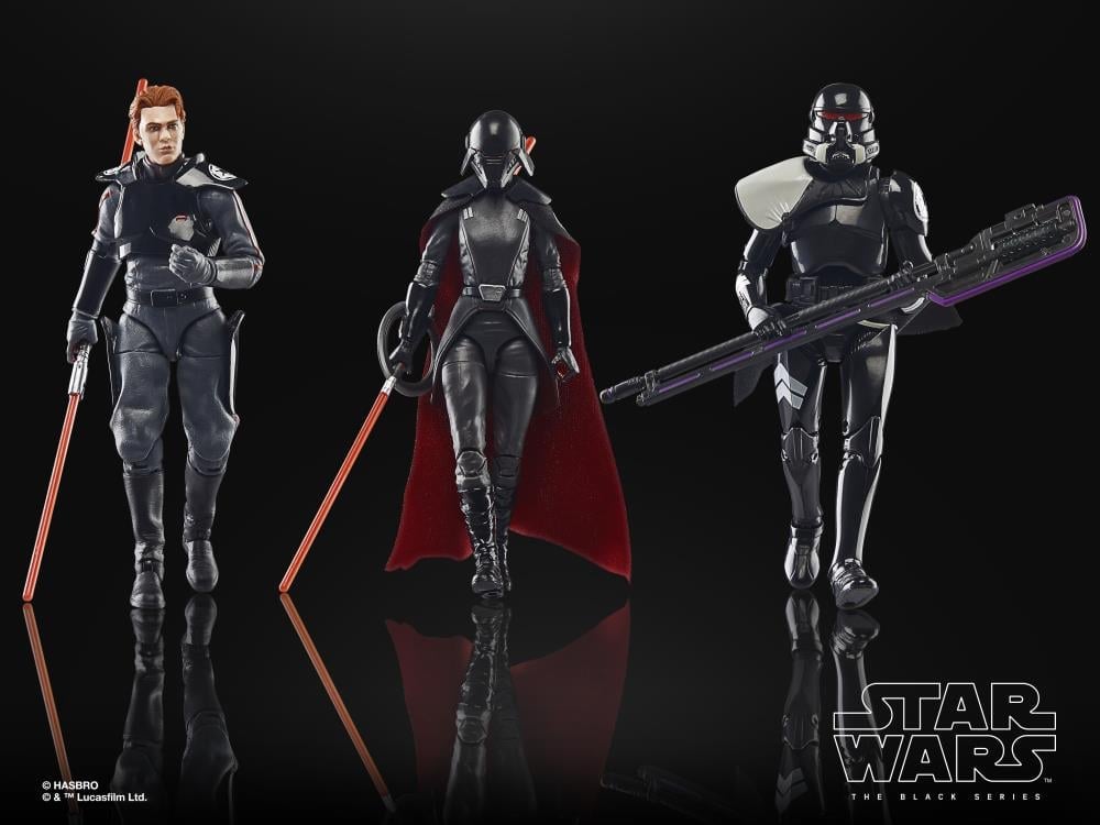 Star Wars The Black Series Gaming Greats 6" Second Sister, Cal Kestis and Purge Trooper Exclusive Action Figure Three-Pack (Jedi: Fallen Order) Gallery Image 12