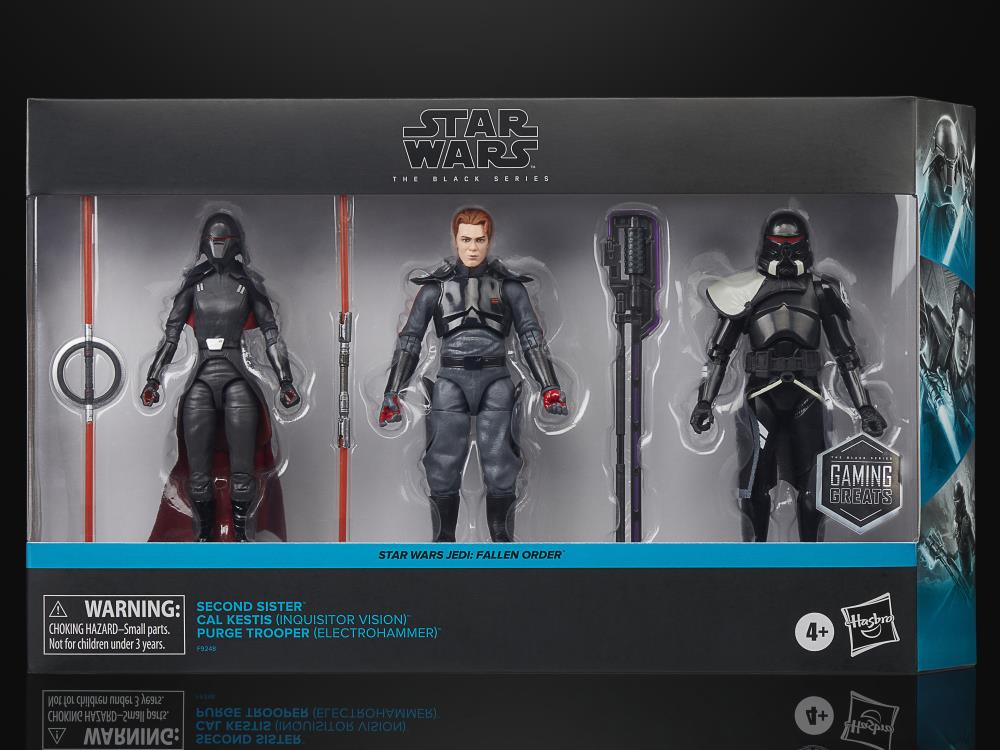 Star Wars The Black Series Gaming Greats 6" Second Sister, Cal Kestis and Purge Trooper Exclusive Action Figure Three-Pack (Jedi: Fallen Order) Gallery Image 13