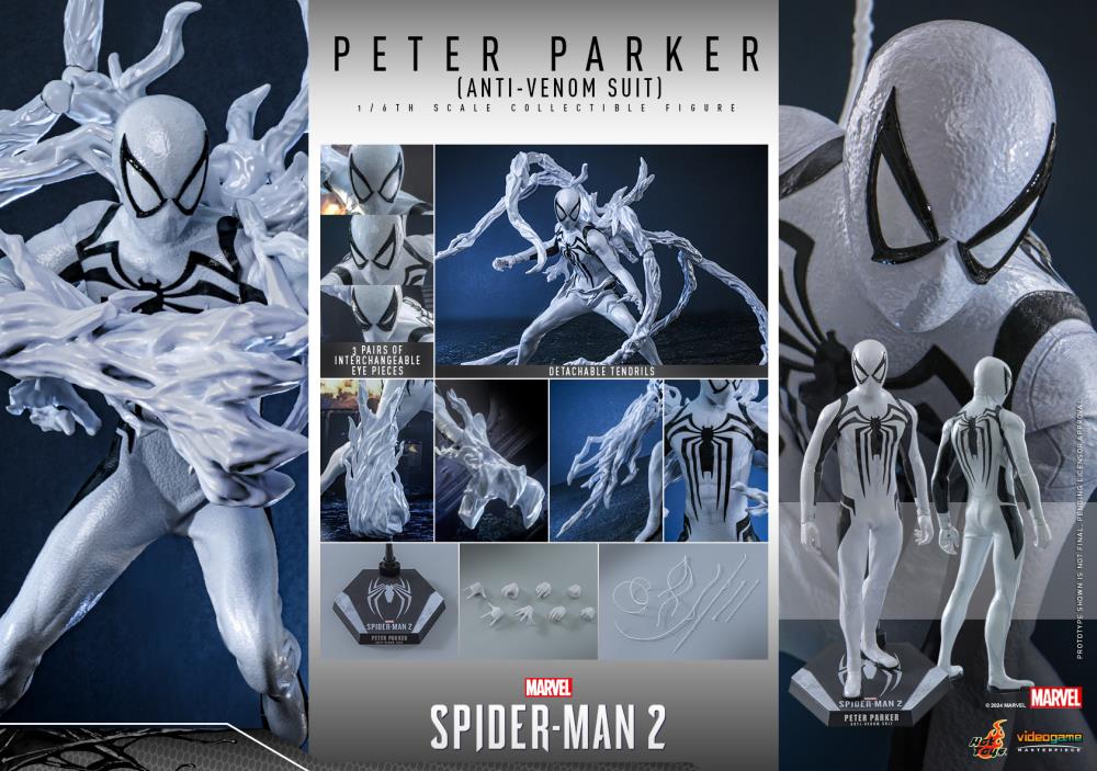 Marvel's Spider-Man 2 VGM69 Peter Parker (Anti-Venom Suit) 1/6th Scale Collectible Figure Gallery Image 19