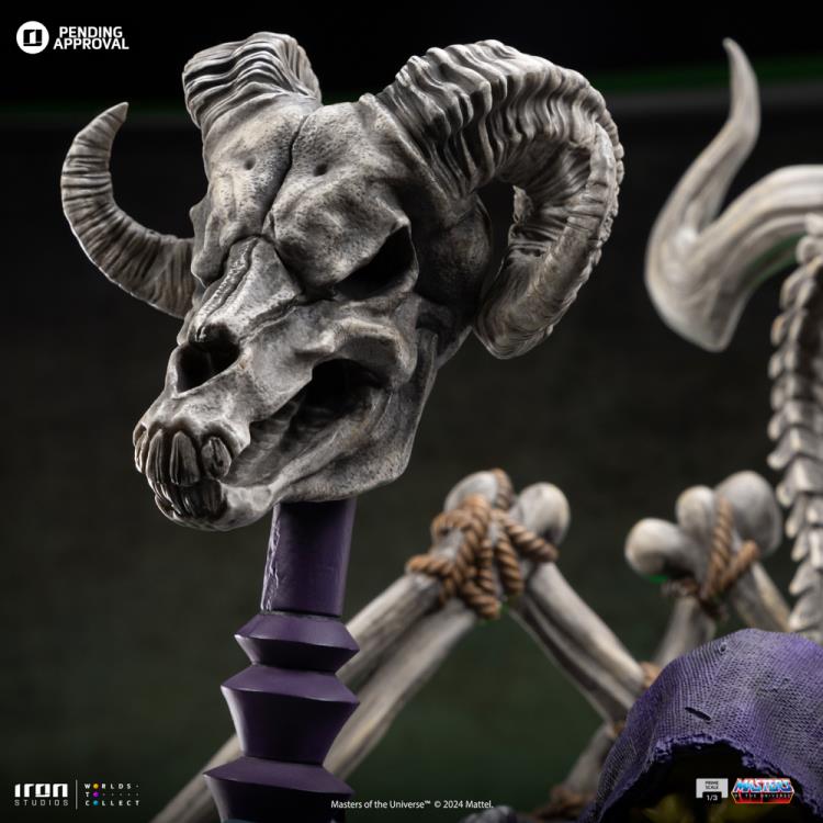 Masters of the Universe Skeletor on Throne Prime Scale Limited Edition Statue Gallery Image 9