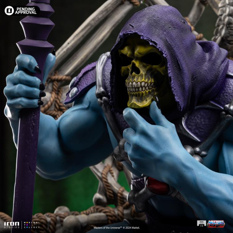Masters of the Universe Skeletor on Throne Prime Scale Limited Edition Statue Gallery Image 8