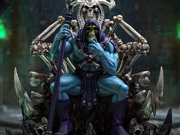 Masters of the Universe Skeletor on Throne Prime Scale Limited Edition Statue Gallery Image 1