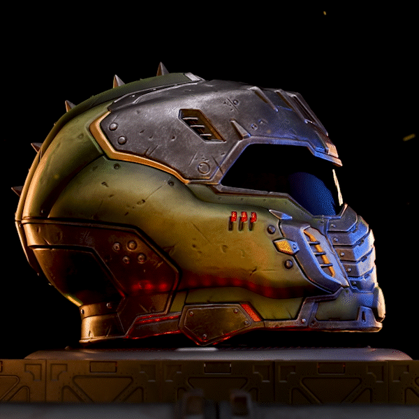 Doom: The Dark Ages Doom Slayer 1/1 Scale Wearable Helmet Bundle