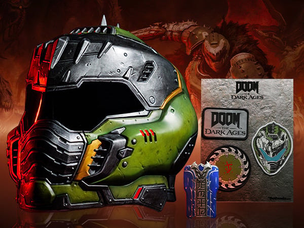Doom: The Dark Ages Doom Slayer 1/1 Scale Wearable Helmet Bundle Gallery Image 6