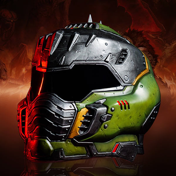 Doom: The Dark Ages Doom Slayer 1/1 Scale Wearable Helmet Bundle Gallery Image 7