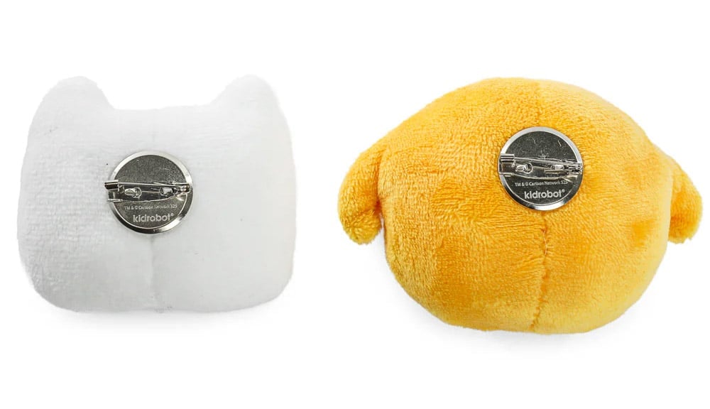 Adventure Time Jake & Finn Plush Pin Set Gallery Image 5