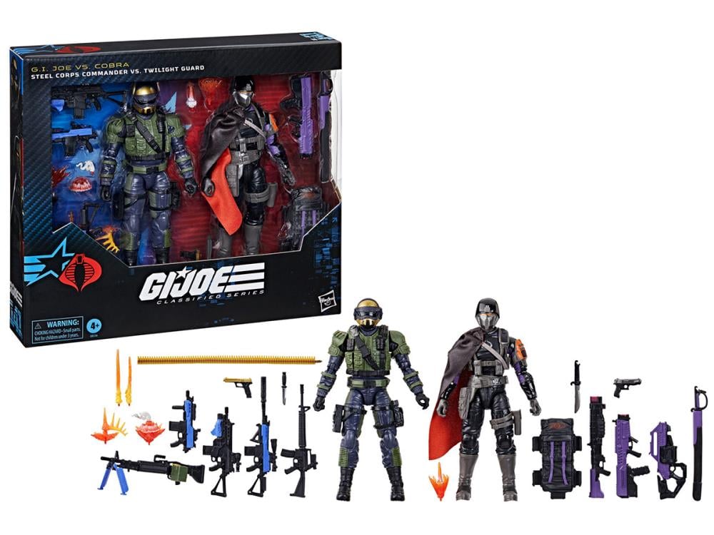 G.I. Joe Classified Series #141 Steel Corps Commander vs Twilight Guard Exclusive Action Figure Set Gallery Image 16