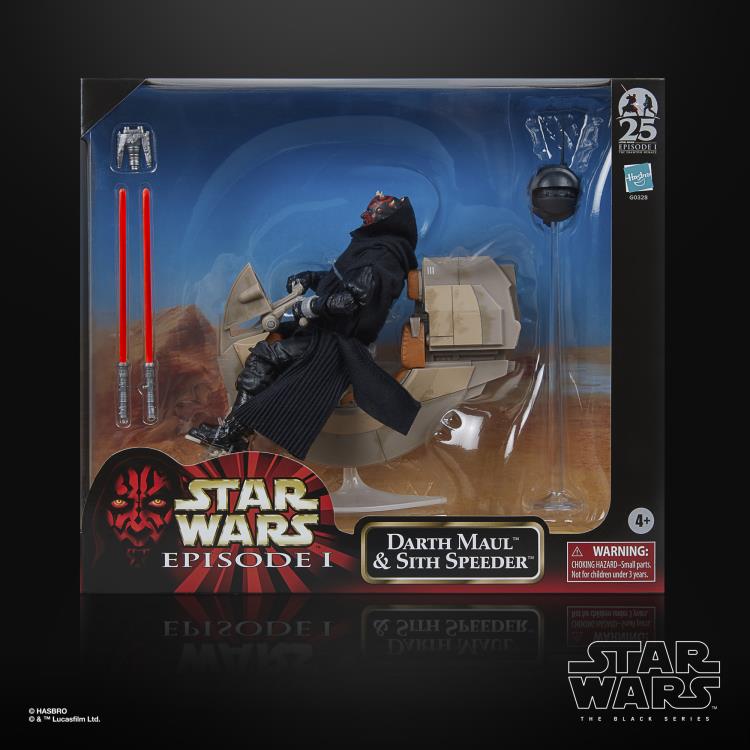 Star Wars: The Black Series Darth Maul & Sith Speeder Exclusive Action Figure & Vehicle Set (The Phantom Menace) Gallery Image 14