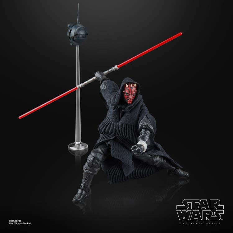 Star Wars: The Black Series Darth Maul & Sith Speeder Exclusive Action Figure & Vehicle Set (The Phantom Menace) Gallery Image 9