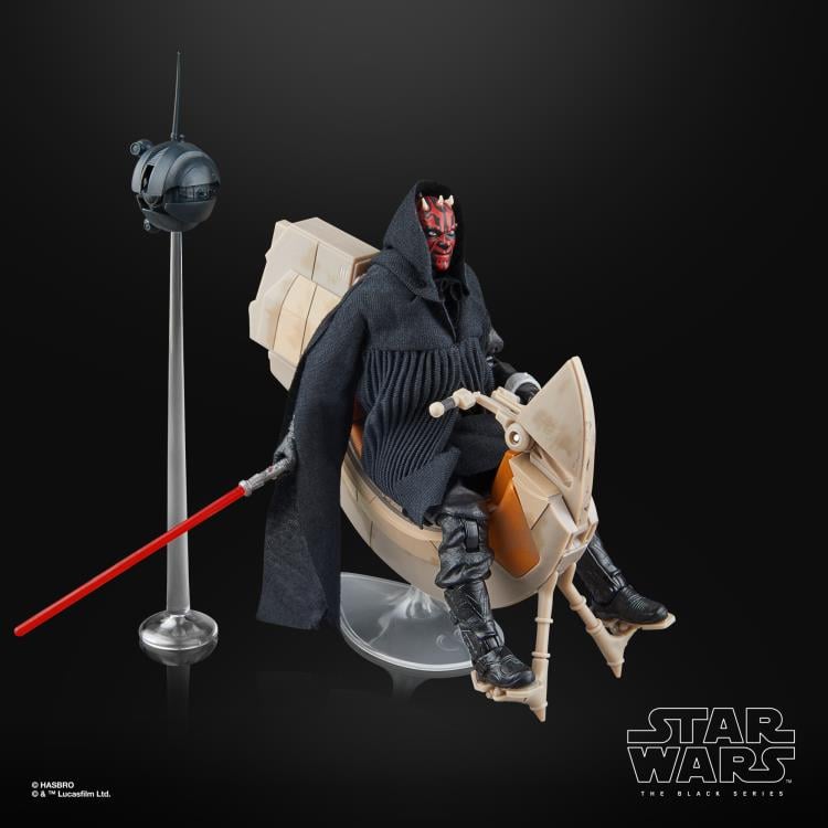 Star Wars: The Black Series Darth Maul & Sith Speeder Exclusive Action Figure & Vehicle Set (The Phantom Menace) Gallery Image 6