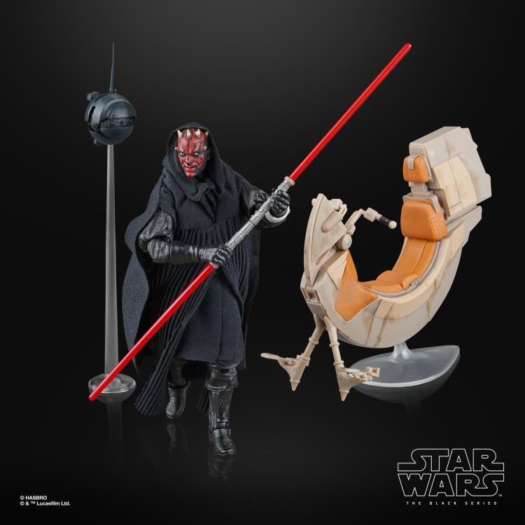 Star Wars: The Black Series Darth Maul & Sith Speeder Exclusive Action Figure & Vehicle Set (The Phantom Menace) Gallery Image 10