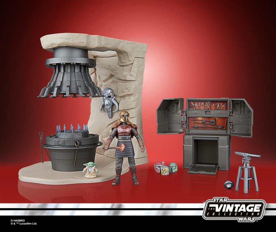 Star Wars: The Vintage Collection The Armorer's Forge Exclusive Playset (The Mandalorian) Gallery Image 4