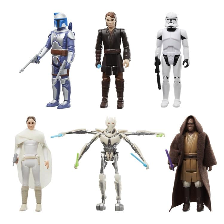 Star Wars Retro Collection Attack of the Clones and Revenge of the Sith Exclusive Action Figure Multipack Gallery Image 3