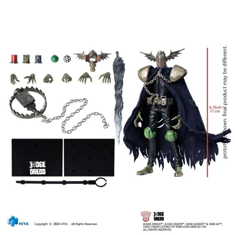 2000 AD Exquisite Super Series Judge Fear 1/12 Scale PX Previews Exclusive Action Figure Gallery Image 12