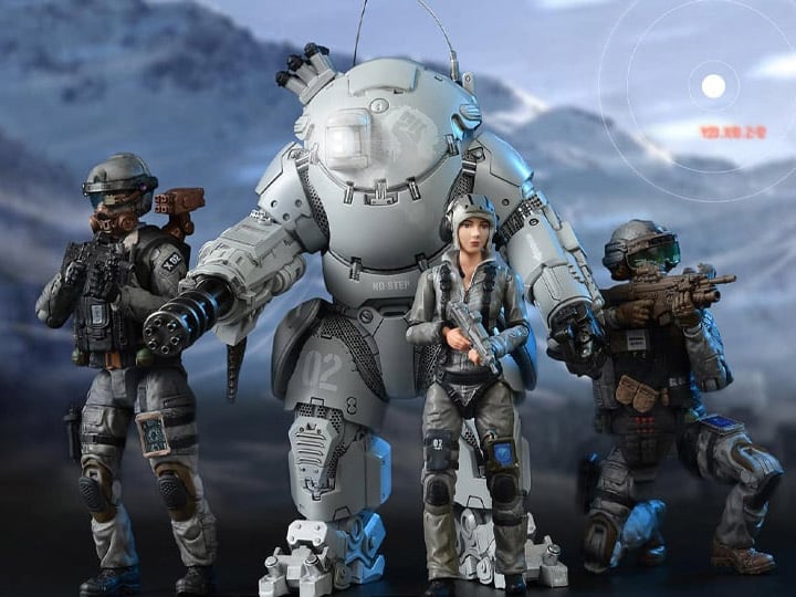 Future Series EXO-Skeleton Armor Suit XO-02 1/18 Scale Action Figure Set Gallery Image 1