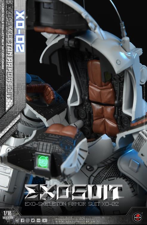 Future Series EXO-Skeleton Armor Suit XO-02 1/18 Scale Action Figure Set Gallery Image 25