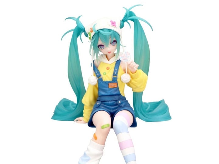 ア*ト様 【ステップオンビンディングとセット売り】  MIKU  Vocaloid Hatsune Miku (Lollipop Ver.) Noodle Stopper Figure