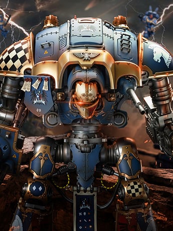 Warhammer 40K Imperial Knights House Terryn Knight Paladin 1/18 Scale Action Figure Gallery Image 2
