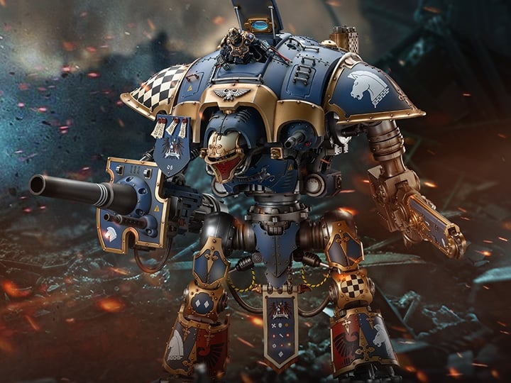 Warhammer 40K Imperial Knights House Terryn Knight Paladin 1/18 Scale Action Figure Gallery Image 1