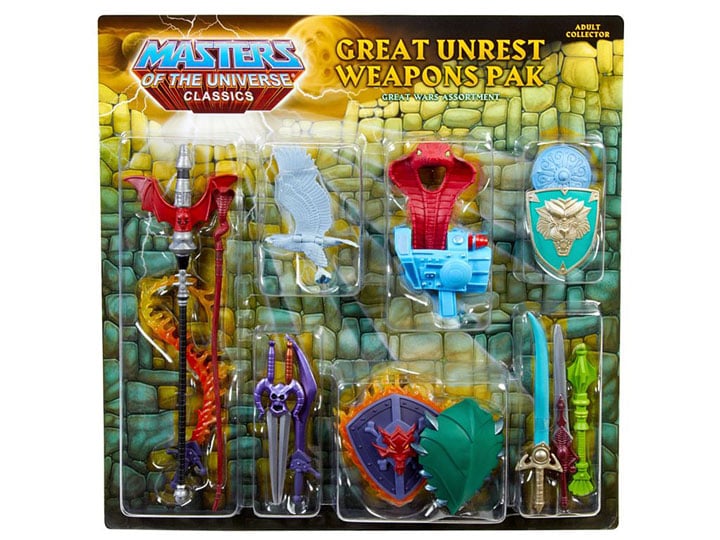 Masters of the Universe Classics Great Unrest Weapons Pak Gallery Image 1