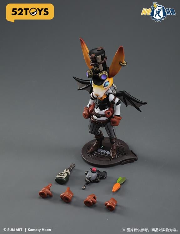 Steampunk Rabbit FigLite 3.75" Action Figure Gallery Image 7