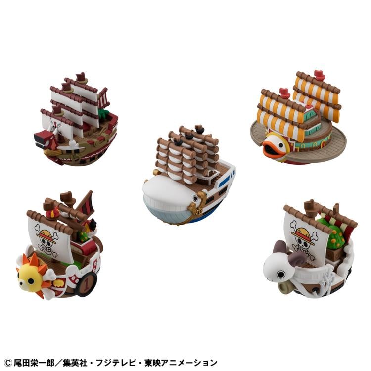 One Piece Grandline YuraColle Series One Box of 6 Ships Gallery Image 3