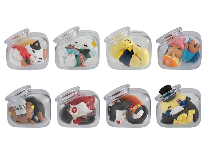 One Piece Mega Cat Project Good Night Nyan Piece Nyaan! (Cats Are Liquid) Box of 8 Random Figures Gallery Image 1