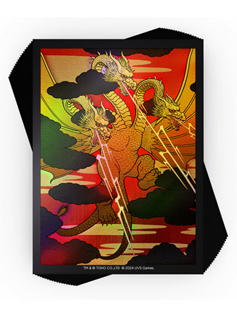 Godzilla UniVersus Card Game King Ghidorah Card Sleeves (100 Count) Gallery Image 2