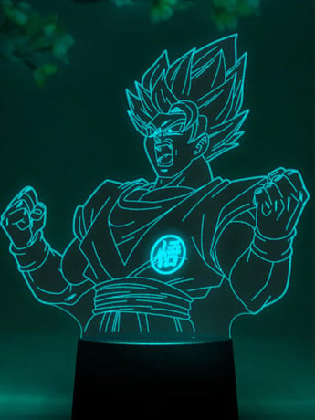 Dragon Ball Super Super Saiyan God Super Saiyan Goku Otaku Lamp Gallery Image 2