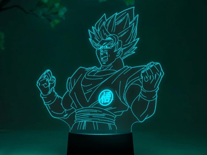 Dragon Ball Super Super Saiyan God Super Saiyan Goku Otaku Lamp Gallery Image 1