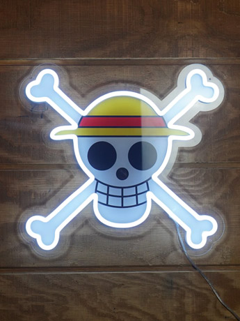 One Piece Straw Hat Jolly Roger Neon Otaku Sign Gallery Image 2