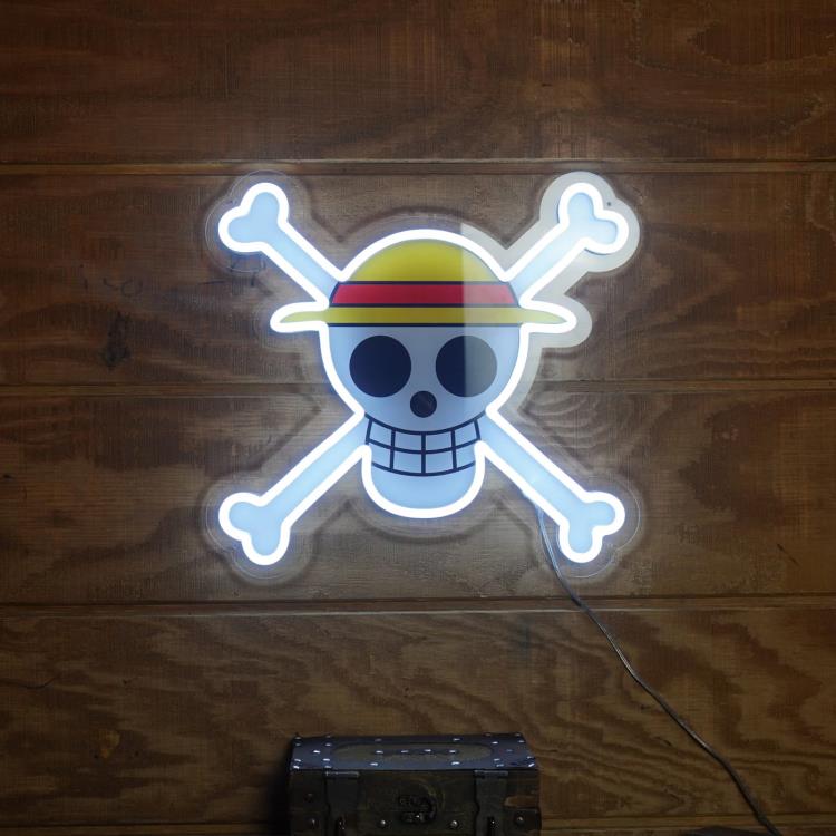 One Piece Straw Hat Jolly Roger Neon Otaku Sign Gallery Image 3