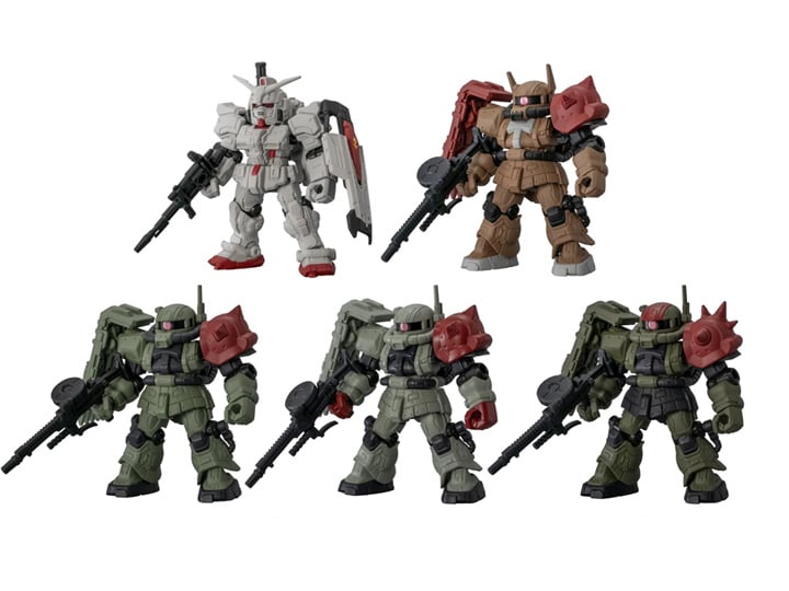 Gundam: Requiem for Vengeance Mobile Suit Ensemble Boxed Set of 5 Figures Gallery Image 1