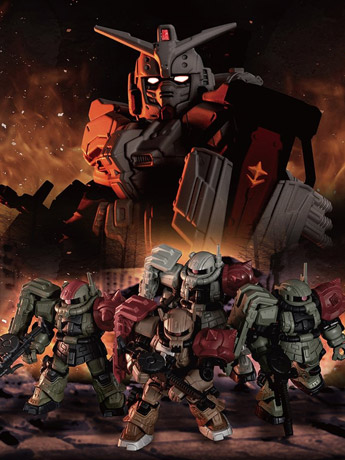 Gundam: Requiem for Vengeance Mobile Suit Ensemble Boxed Set of 5 Figures Gallery Image 2