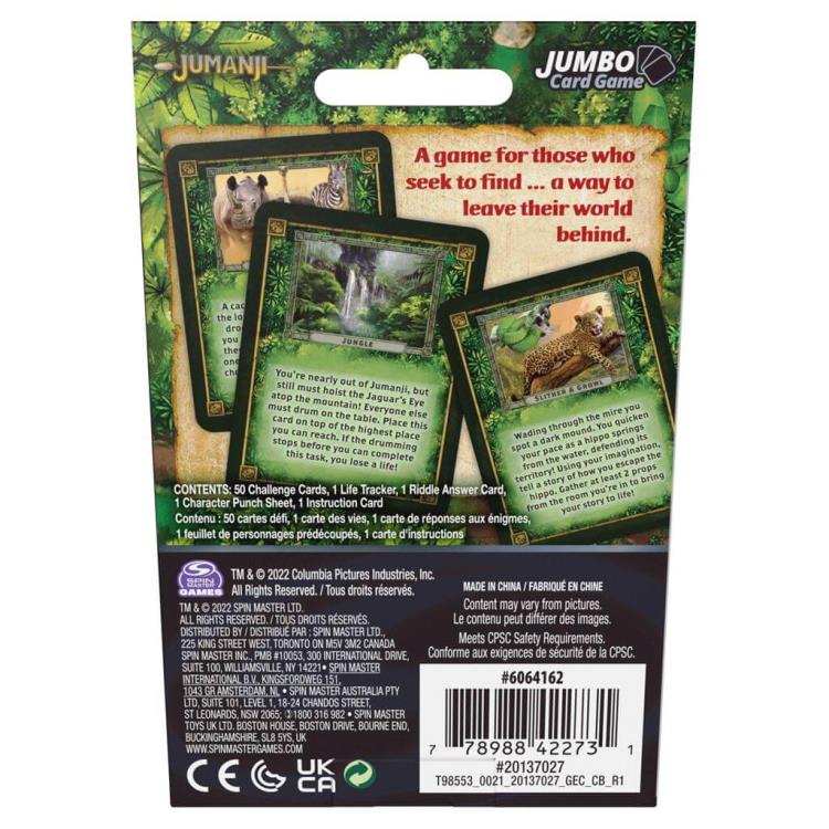 Jumanji Jumbo Card Game Gallery Image 4