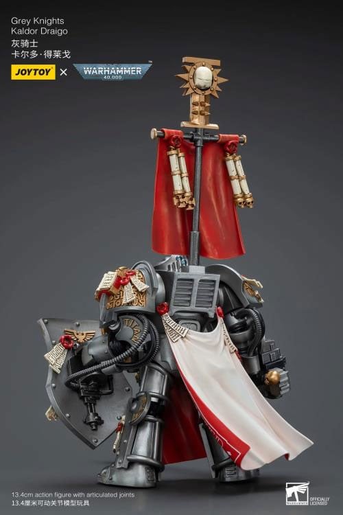 Warhammer 40k Grey Knights Kaldor Draigo 1/18 Scale Action Figure (Reissue) Gallery Image 11