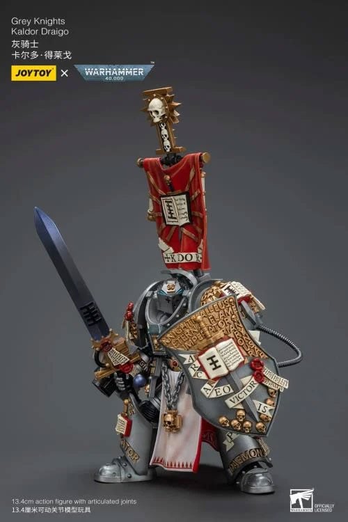 Warhammer 40k Grey Knights Kaldor Draigo 1/18 Scale Action Figure (Reissue) Gallery Image 5