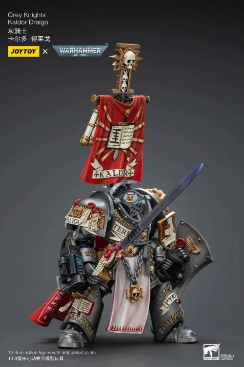 Warhammer 40k Grey Knights Kaldor Draigo 1/18 Scale Action Figure (Reissue) Gallery Image 3