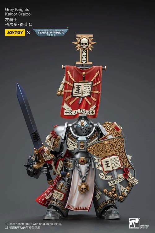 Warhammer 40k Grey Knights Kaldor Draigo 1/18 Scale Action Figure (Reissue) Gallery Image 4