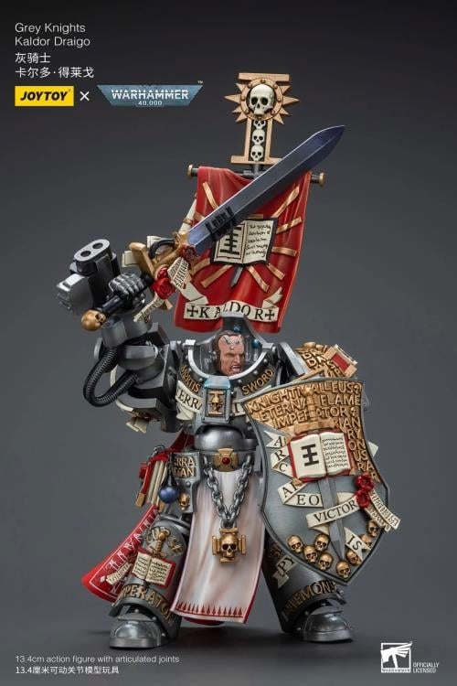 Warhammer 40k Grey Knights Kaldor Draigo 1/18 Scale Action Figure (Reissue) Gallery Image 10