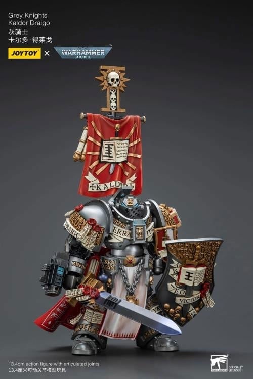 Warhammer 40k Grey Knights Kaldor Draigo 1/18 Scale Action Figure (Reissue) Gallery Image 7
