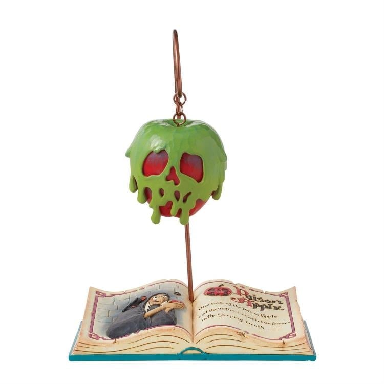 Snow White and the Seven Dwarfs Disney Traditions Poisoned Apple Book Figurine (Jim Shore) Gallery Image 9