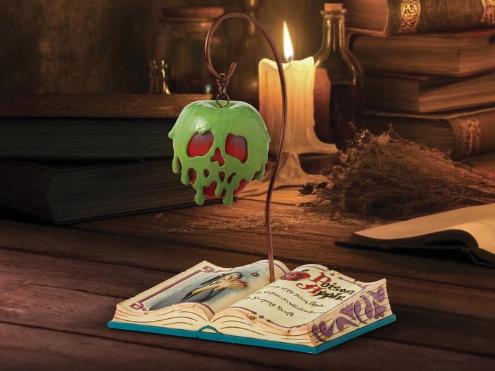 Snow White and the Seven Dwarfs Disney Traditions Poisoned Apple Book Figurine (Jim Shore) Gallery Image 1