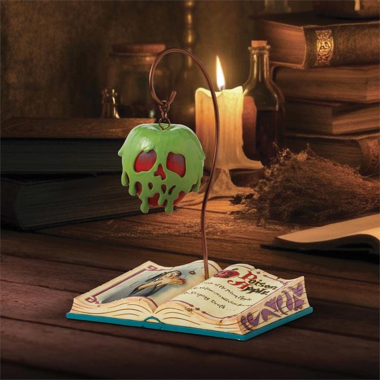Snow White and the Seven Dwarfs Disney Traditions Poisoned Apple Book Figurine (Jim Shore) Gallery Image 3
