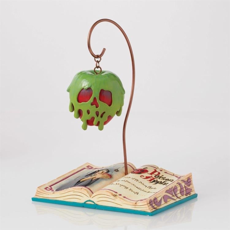 Snow White and the Seven Dwarfs Disney Traditions Poisoned Apple Book Figurine (Jim Shore) Gallery Image 5