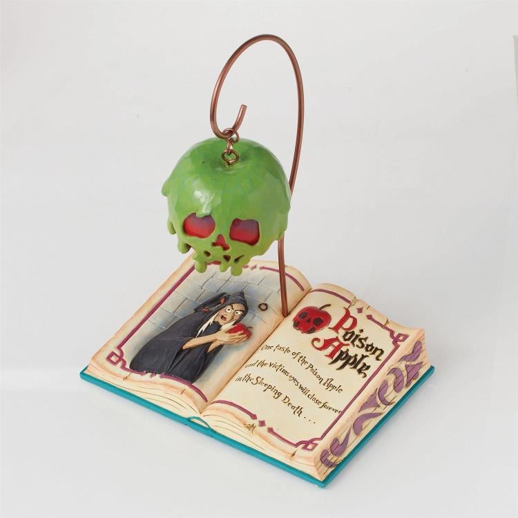 Snow White and the Seven Dwarfs Disney Traditions Poisoned Apple Book Figurine (Jim Shore) Gallery Image 8