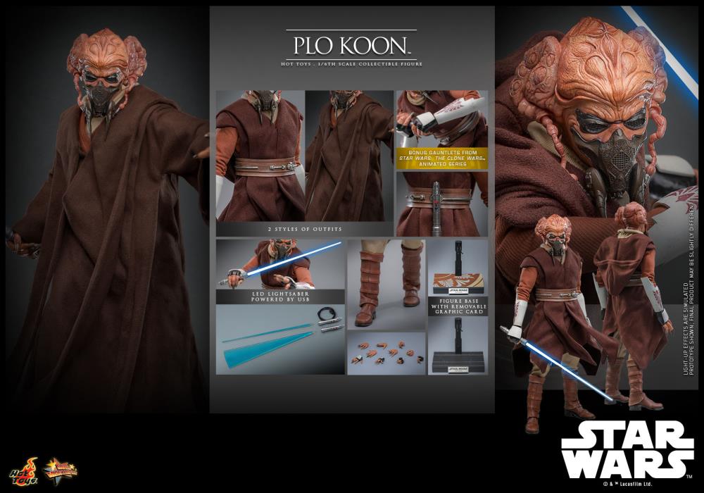 Star Wars: Revenge of the Sith MMS785 Plo Koon 1/6th Scale Collectible Figure Gallery Image 22