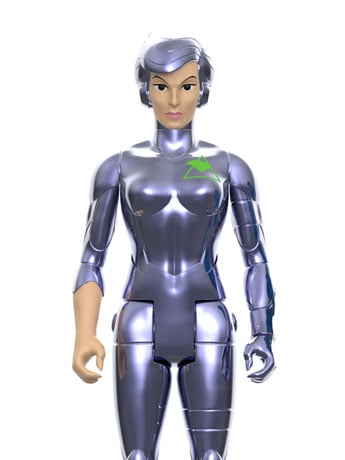 SilverHawks ReAction Steelheart (Toy Ver.) Action Figure Gallery Image 2
