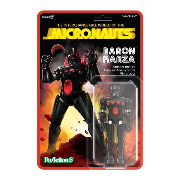 Micronauts Reaction+ Baron Karza Action Figure Gallery Image 5
