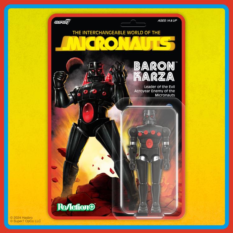 Micronauts Reaction+ Baron Karza Action Figure